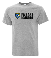"We Are Caboto" Adult Cotton T-Shirt with Printed logo