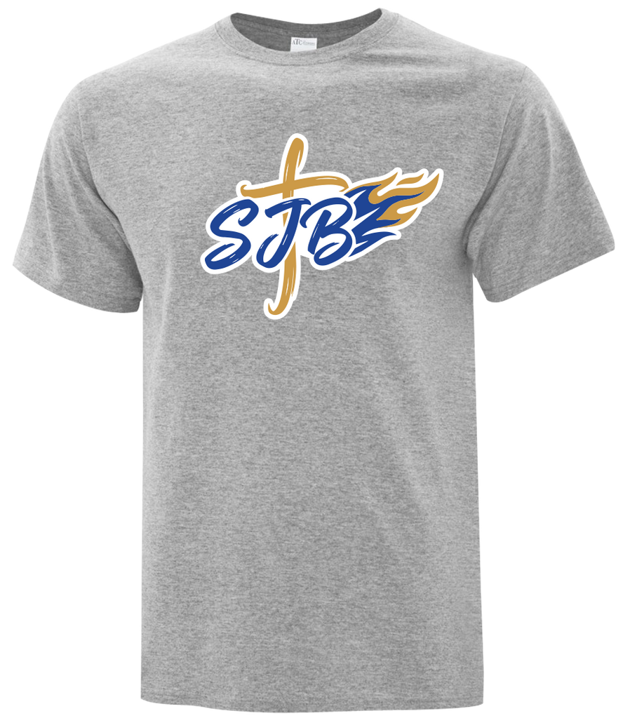St. John the Baptist Youth Cotton T-Shirt with Printed logo