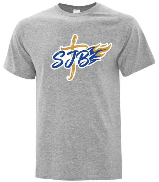 St. John the Baptist Youth Cotton T-Shirt with Printed logo