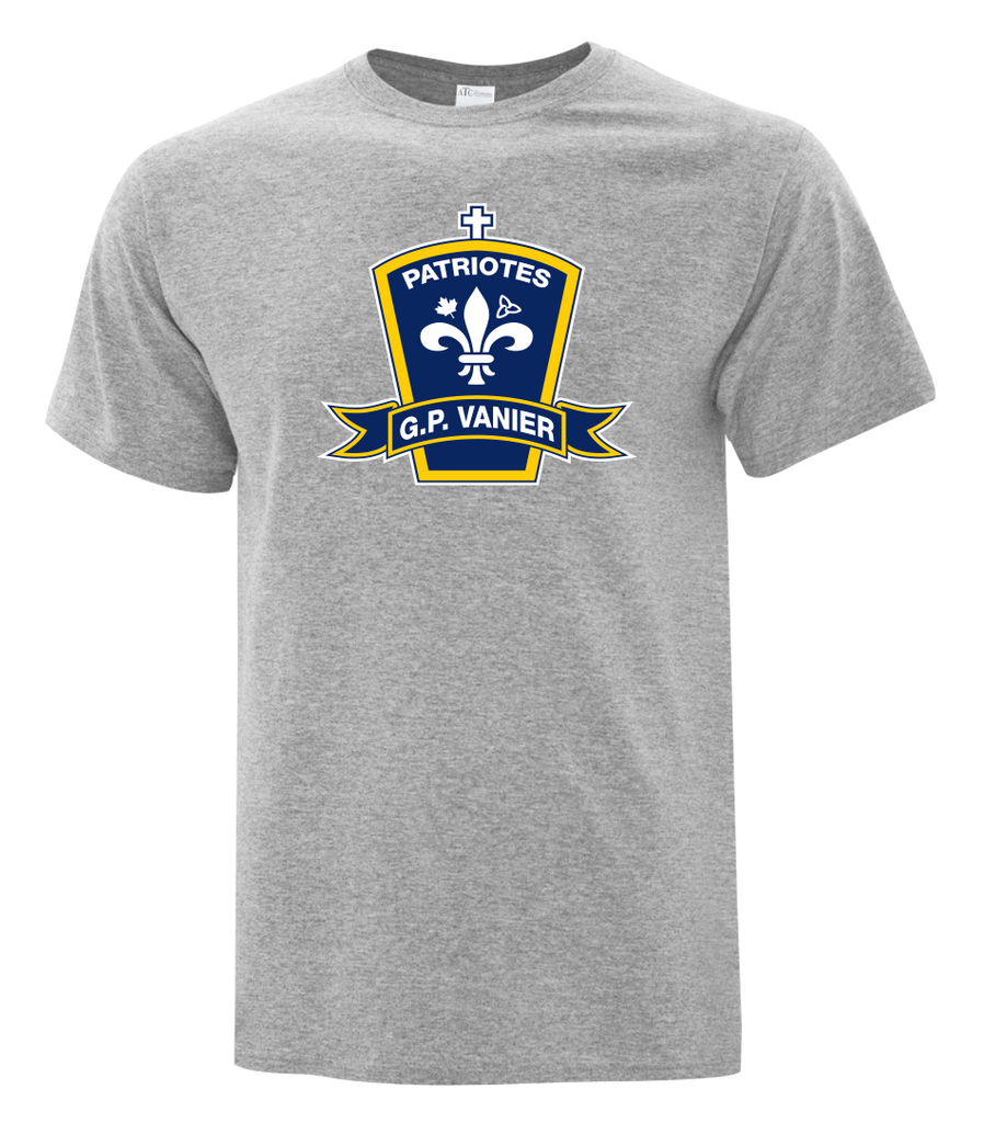 Georges-P.-Vanier Patriotes Adult Cotton T-Shirt with Printed Logo