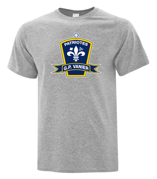 Georges-P.-Vanier Patriotes Adult Cotton T-Shirt with Printed Logo
