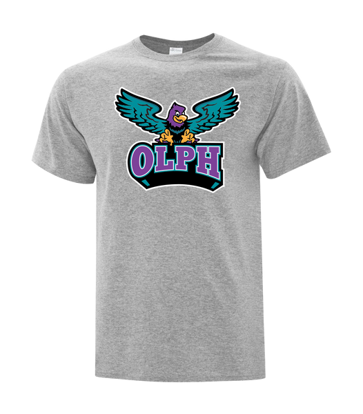 OLPH Youth Cotton T-Shirt with Printed logo
