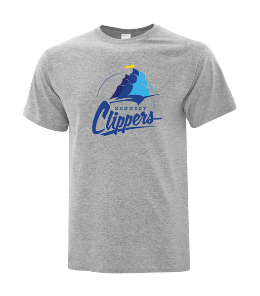 Kennedy Clippers Adult Cotton T-Shirt with Printed logo