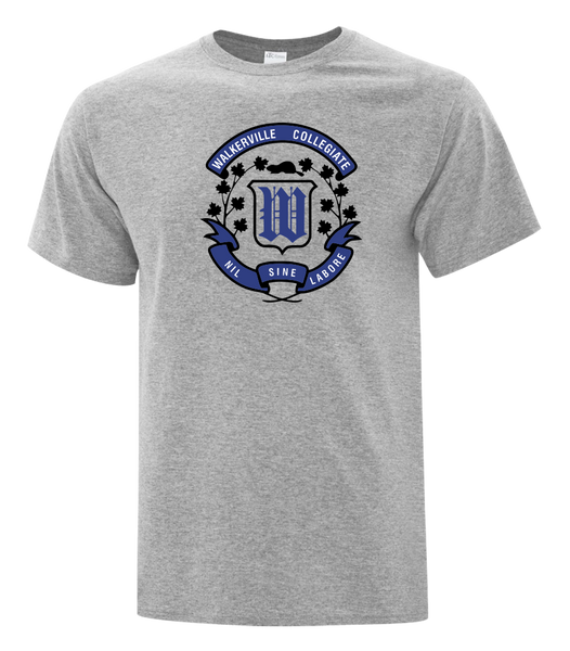Walkerville Collegiate Institute Adult Cotton T-Shirt with Printed logo