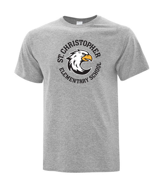 St. Christopher Adult T-Shirt with Printed logo