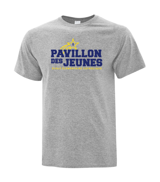 Pavillon Des Jeunes Youth Cotton T-Shirt with Printed Logo