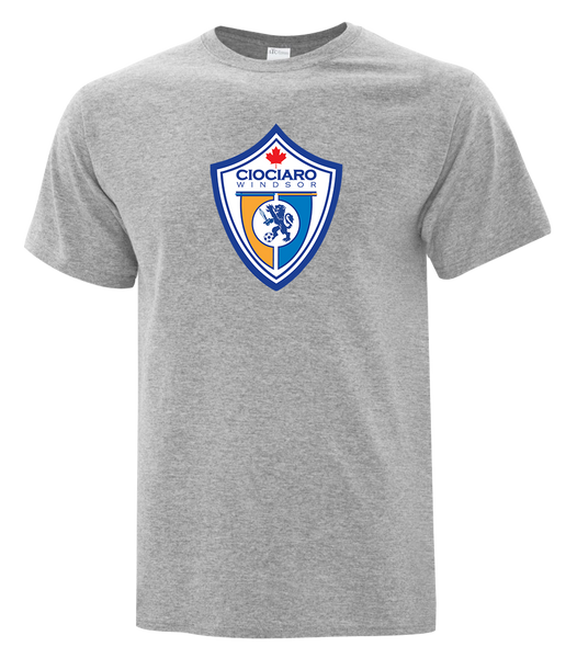 Ciociaro Soccer Crest Adult Cotton T-Shirt with Printed logo