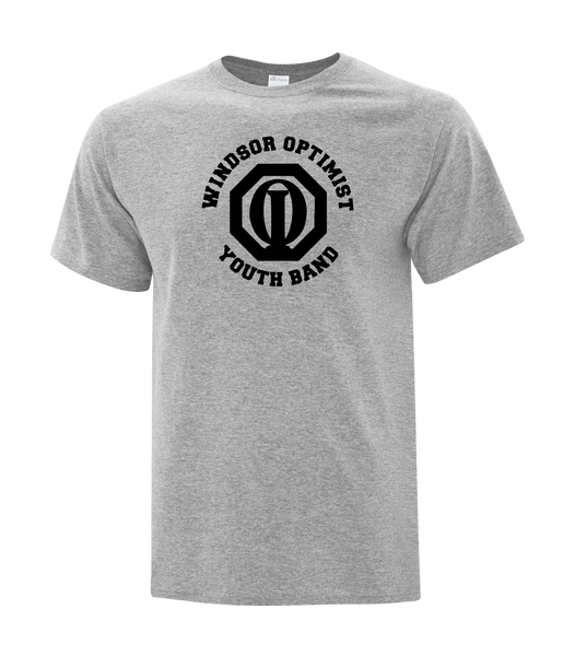 Windsor Optimist Band Youth Cotton T-Shirt with Printed logo