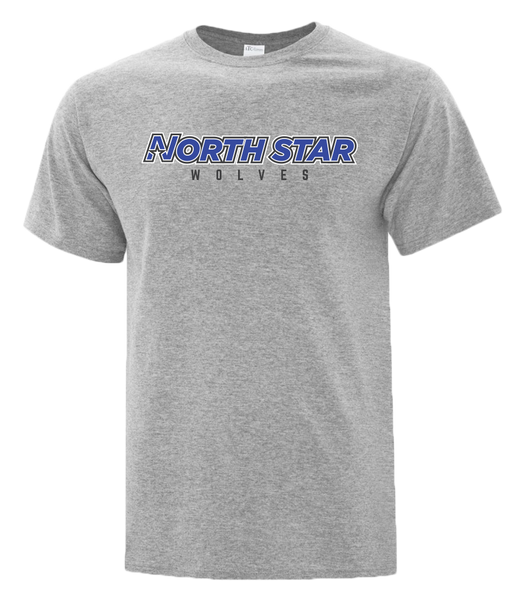 North Star Adult Cotton T-Shirt with Printed Logo