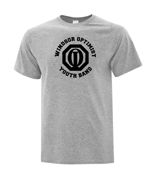 Windsor Optimist Band Adult Cotton T-Shirt with Printed logo