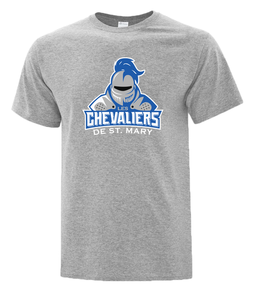 Les Chevaliers De St. Mary Adult Cotton T-Shirt with Printed logo