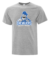 Les Chevaliers De St. Mary Adult Cotton T-Shirt with Printed logo