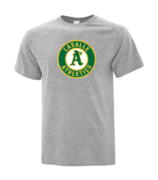 LaSalle Athletics Youth Cotton Tee with Printed Logo