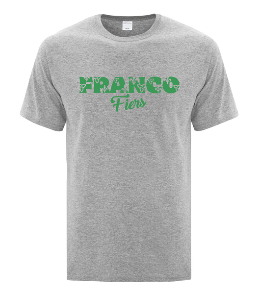 "Franco Script Fiers" Youth Cotton T-Shirt with Printed logo