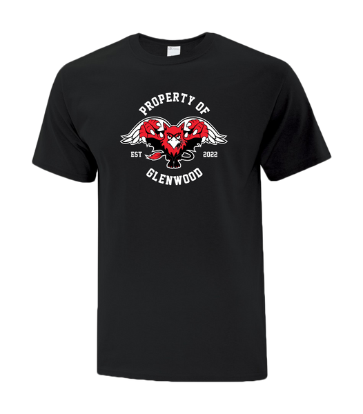 Glenwood Youth Cotton T-Shirt with Printed logo