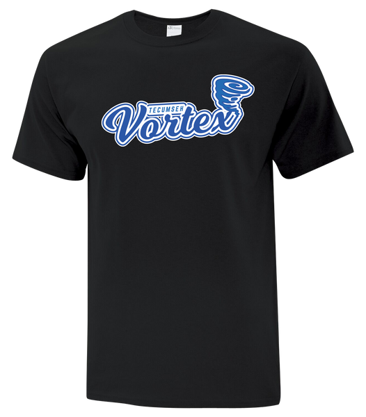 Tecumseh Vortex Adult Cotton T-Shirt with Printed Logo