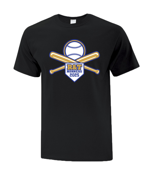 R&T Morneau Tournament Youth Ring Spun Cotton T-Shirt with Printed Logo