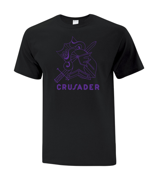 "Assumption Crusaders" Adult Cotton T-Shirt with Printed Logo