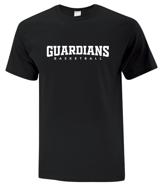 Guardians Basketball Adult Cotton T-Shirt with Printed Logo