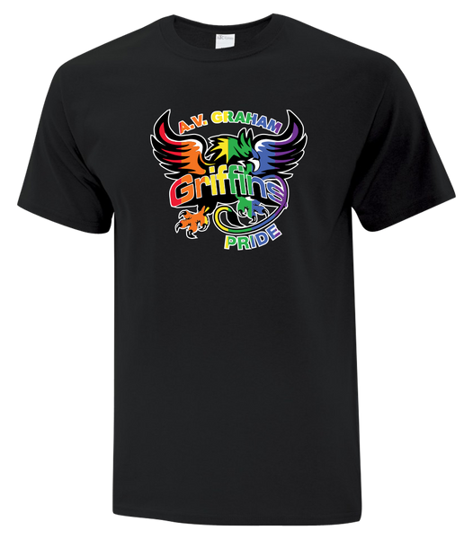 Griffins Pride Youth Cotton T-Shirt with Printed Logo