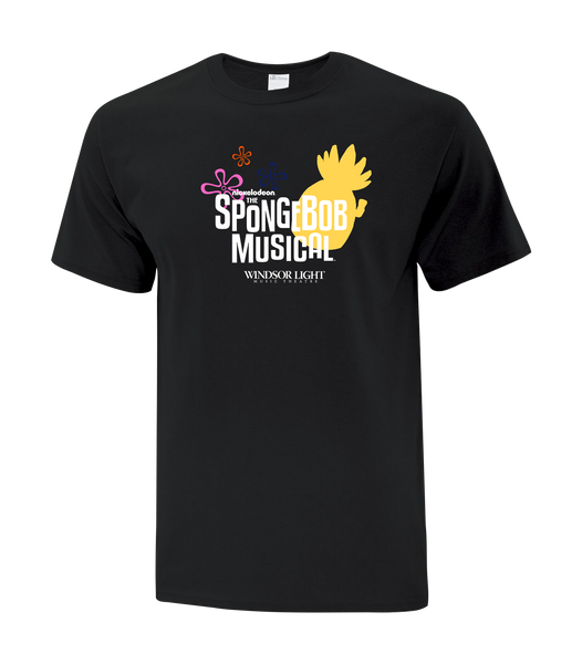 Sponge Bob Musical Youth Cotton T-Shirt with Printed logo