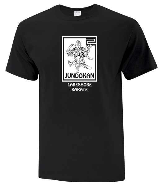 Lakeshore Karate Youth Cotton T-Shirt with Printed Logo