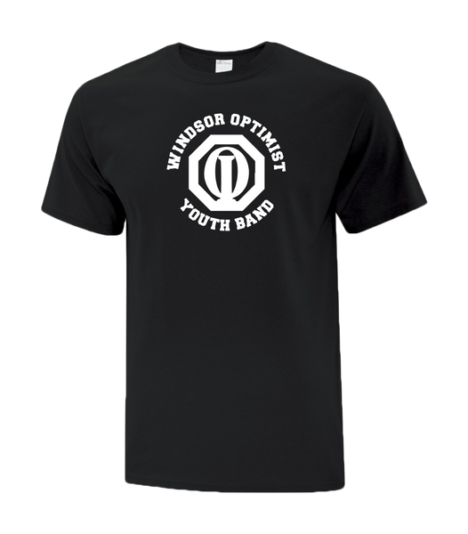 Windsor Optimist Band Adult Cotton T-Shirt with Printed logo