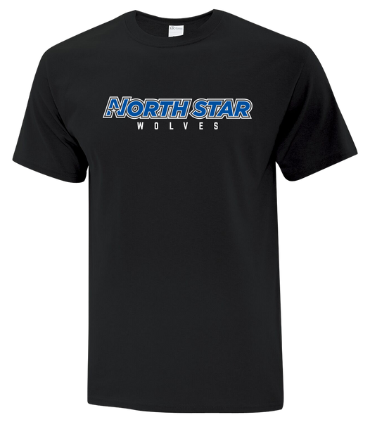 North Star Adult Cotton T-Shirt with Printed Logo