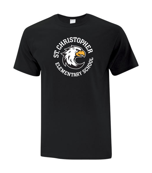 St. Christopher Adult T-Shirt with Printed logo
