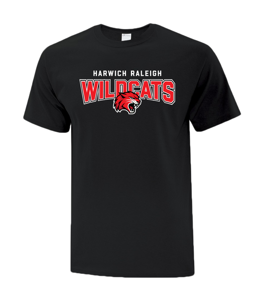 Harwich Raleigh Adult Cotton T-Shirt with Printed Logo