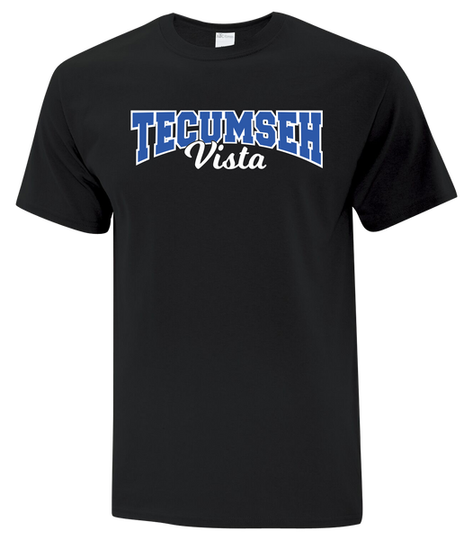 Tecumseh Vista Adult Cotton T-Shirt with Printed Logo