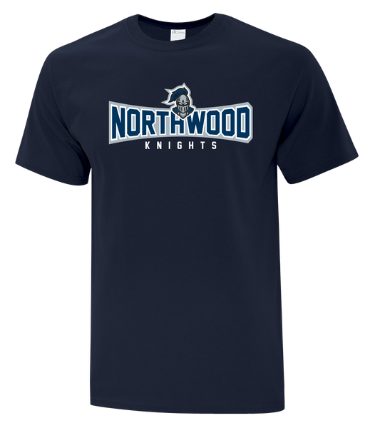 Northwood Knights Adult Cotton T-Shirt with Printed Logo