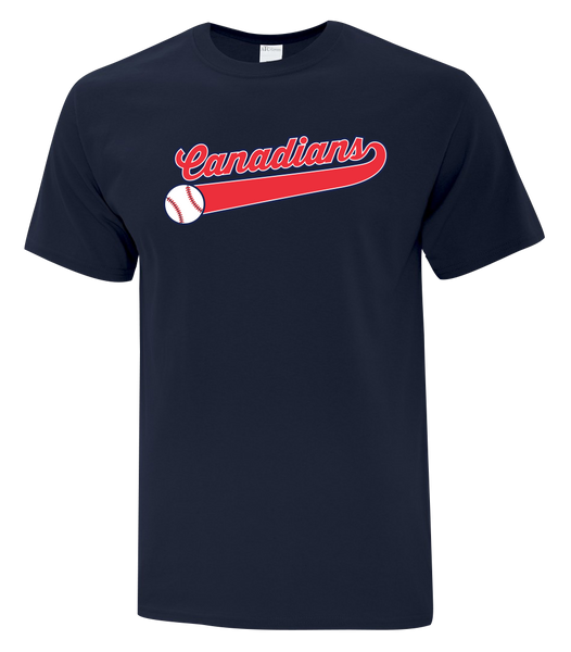 Windsor South Canadians Adult Cotton T-Shirt with Printed logo