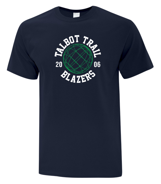 Talbot Trail Blazers Cotton Adult T-Shirt with Printed logo with Personalization