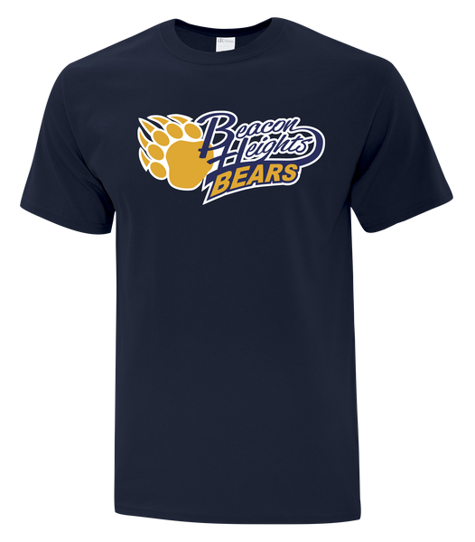 Beacon Heights Youth Cotton T-Shirt with Printed Logo