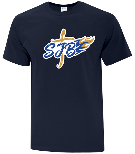 St. John the Baptist Adult Cotton T-Shirt with Printed logo