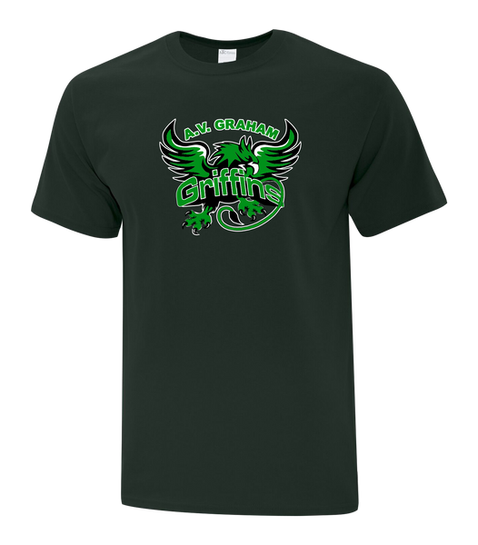 Griffins Adult Cotton T-Shirt with Printed logo