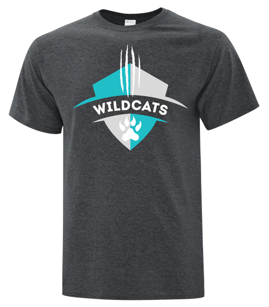 Wildcats Youth Cotton T-Shirt with Printed logo