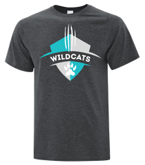 Wildcats Youth Cotton T-Shirt with Printed logo