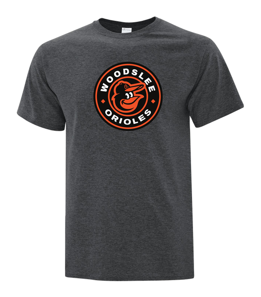 Woodslee Orioles Adult Cotton Tshirt with Printed Logo