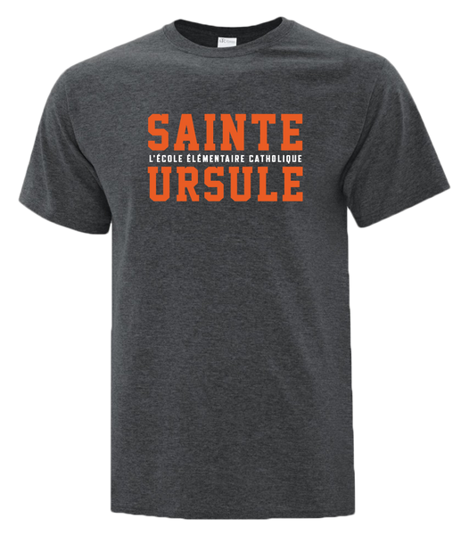 Sainte-Ursule Block Letters Youth Cotton T-Shirt with Printed logo