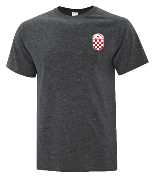C.N.S.C. Windsor Croatia Youth Cotton T-Shirt with Printed Left Chest Logo