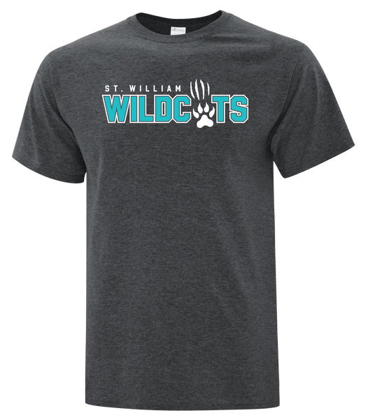 St. William Wildcats Youth Cotton T-Shirt with Printed logo