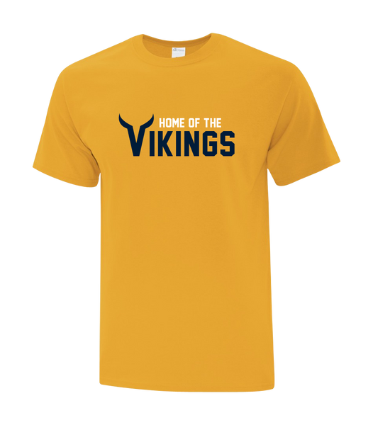 Home of the Vikings Youth Cotton T-Shirt with Printed logo