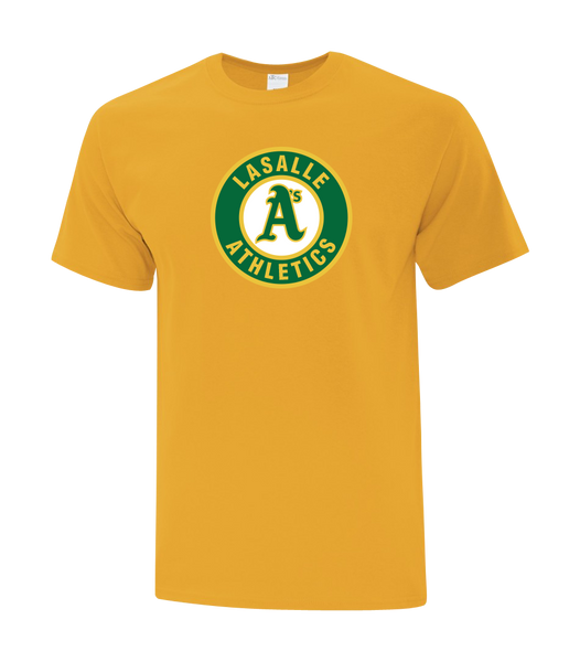 LaSalle Athletics Youth Cotton Tee with Printed Logo