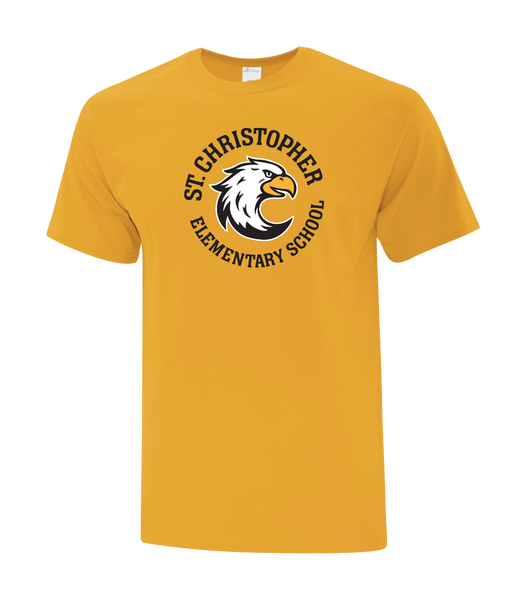 St. Christopher Adult T-Shirt with Printed logo