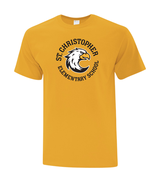 St. Christopher Youth Cotton T-Shirt with Printed logo