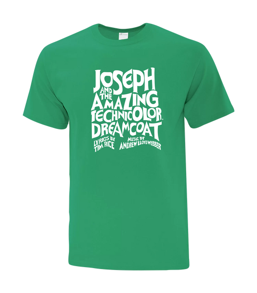 "Joseph and the Amazing Technicolor Dreamcoat" Youth Cotton T-Shirt with Printed Logo