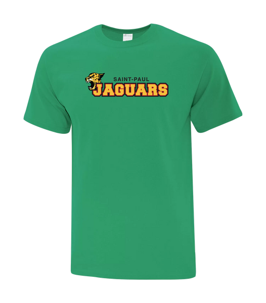 Saint-Paul "School Team Colours" Youth Cotton T-Shirt with Printed logo
