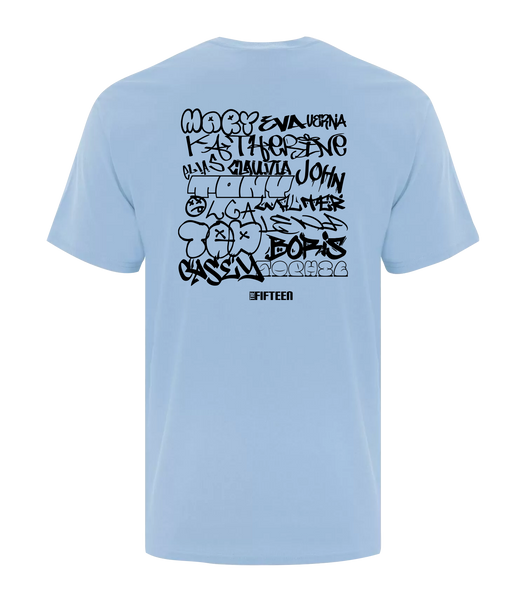 The OG 15 Graffiti Adult Cotton TShirt with Printed Logo